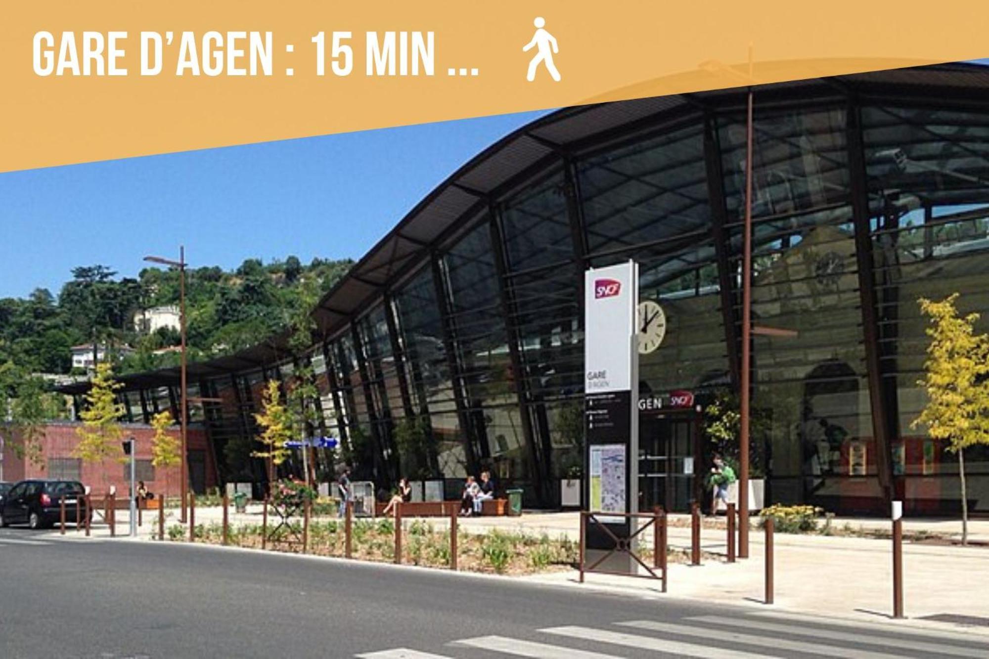 Zenitude-T3-Terrasse-Parking Agen Exterior foto